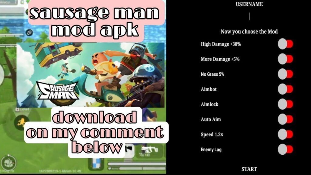 Sausage man mod apk unlocked everything